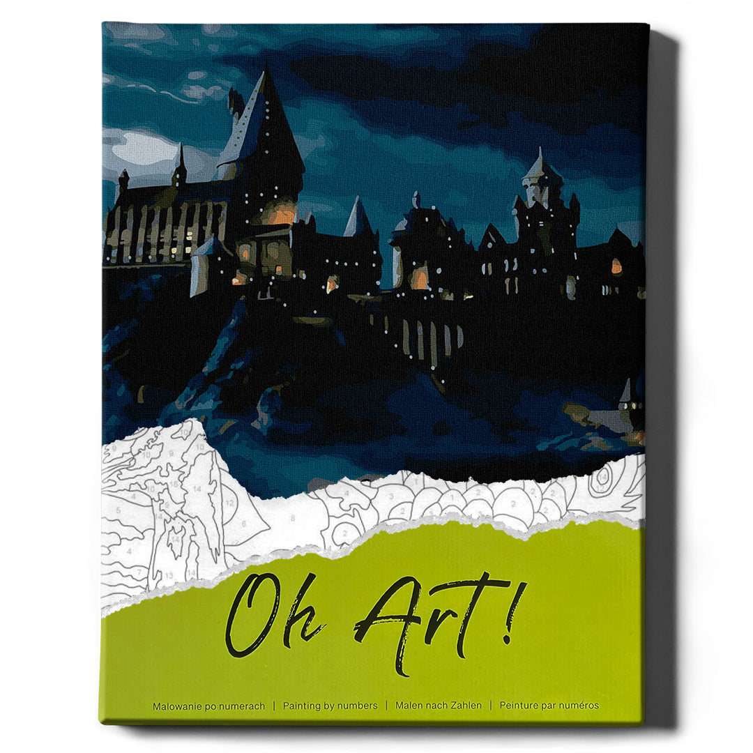 Malen nach Zahlen - Hogwarts