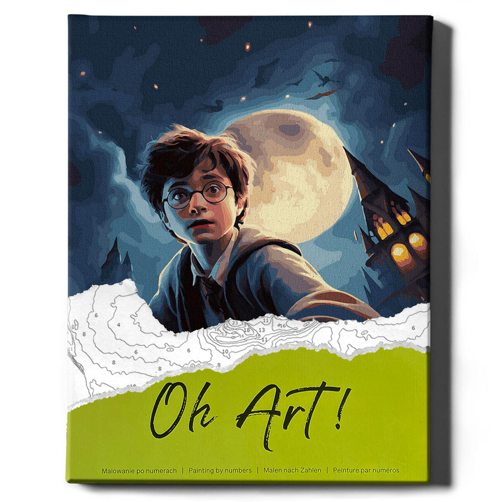 Malen nach Zahlen - Harry Potter und der Mond