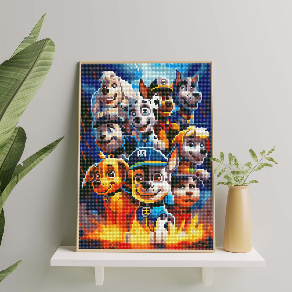 
                      
                        5D Diamond Painting Set 30x40 mit Rahmen – Paw Patrol 2
                      
                    