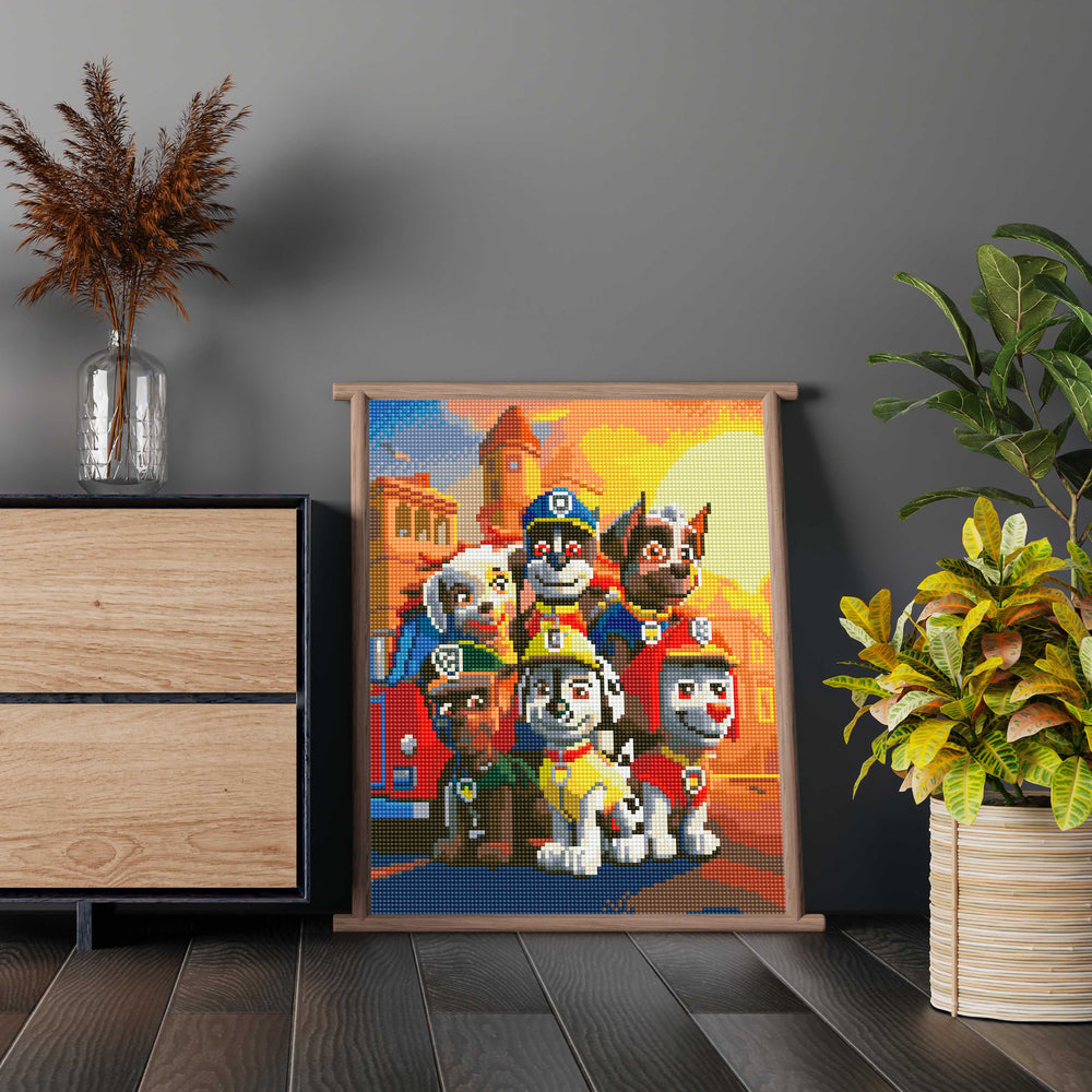 
                      
                        5D Diamond Painting Set 30x40 mit Rahmen – Paw Patrol
                      
                    