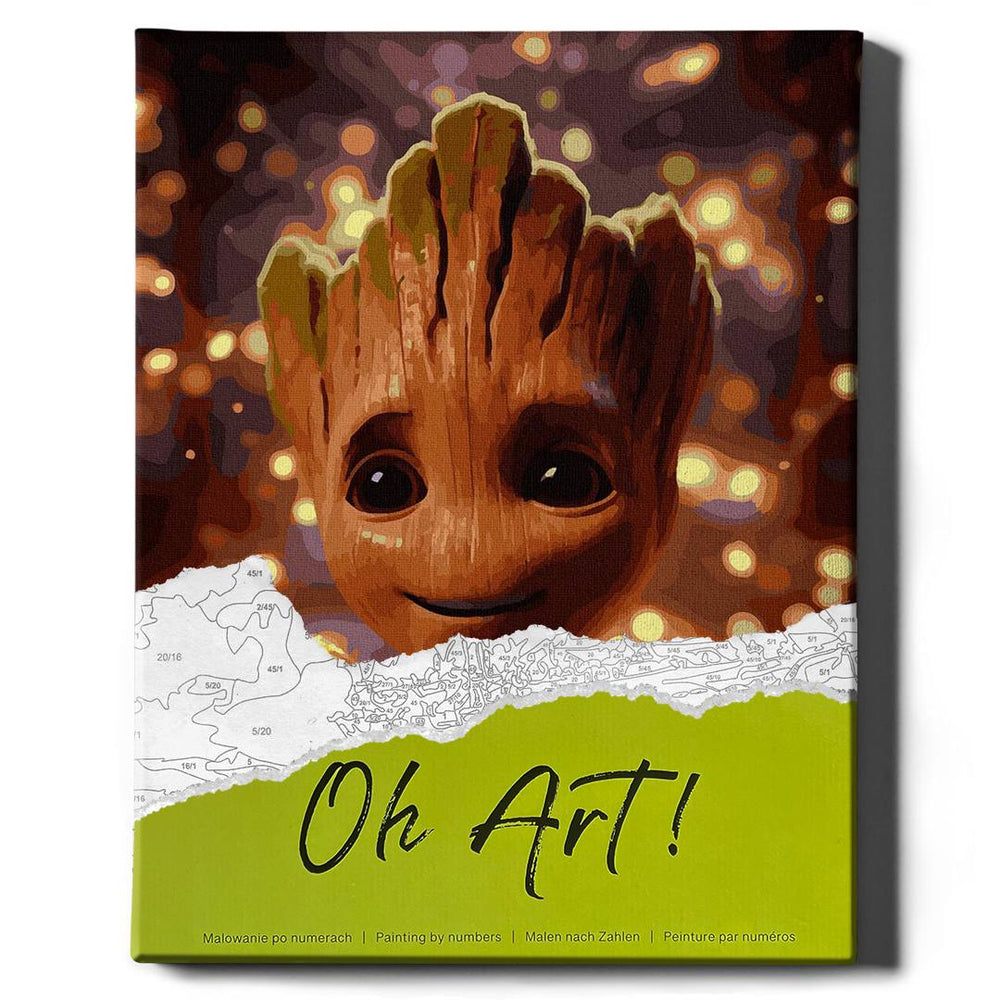 Malen nach Zahlen - Baby Groot