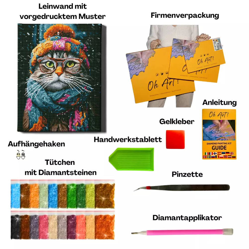 
                      
                        5D Diamond Painting Set 40x50 mit Rahmen –  Die Magie von Pikachu
                      
                    